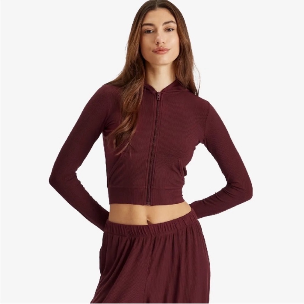 SKIMS soft lounge zip up